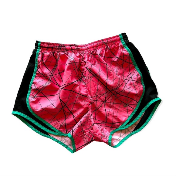 Nike Pink Green Black Dri-Fit Athletic Shorts Size XS - Picture 1 of 6
